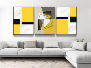 客廳三聯畫 藝術與安徽工藝的完美融合